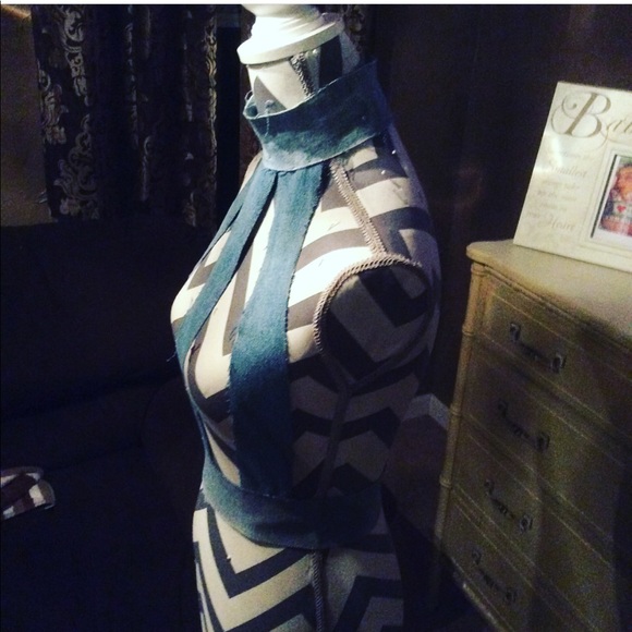 Denim crop top - Picture 2 of 2